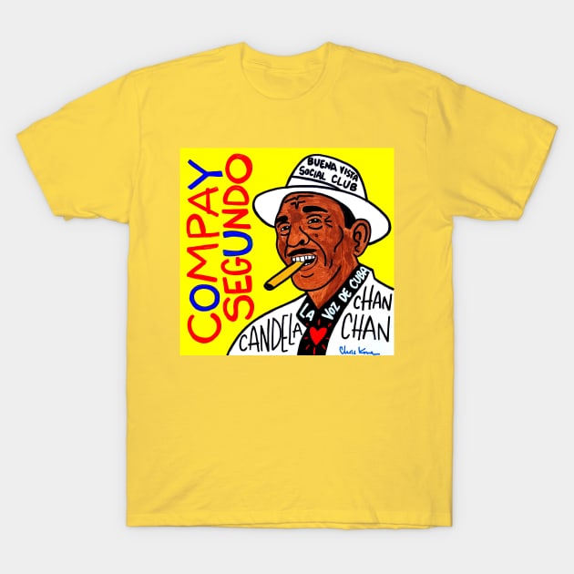 Compay Segundo T-Shirt by krusefolkart